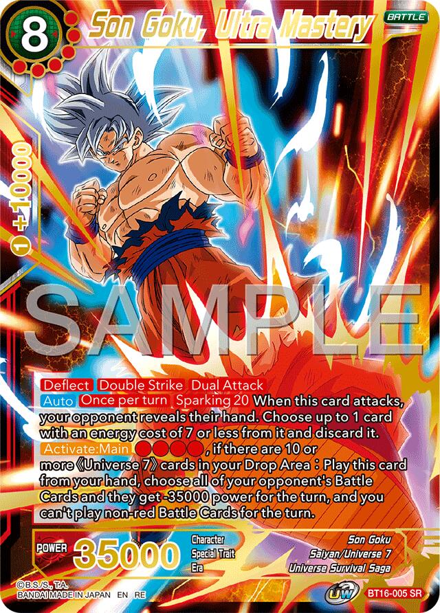 Son Goku, Ultra Mastery (Reprint) (BT16-005) [Premium Anniversary Box 2025] | Pegasus Games WI