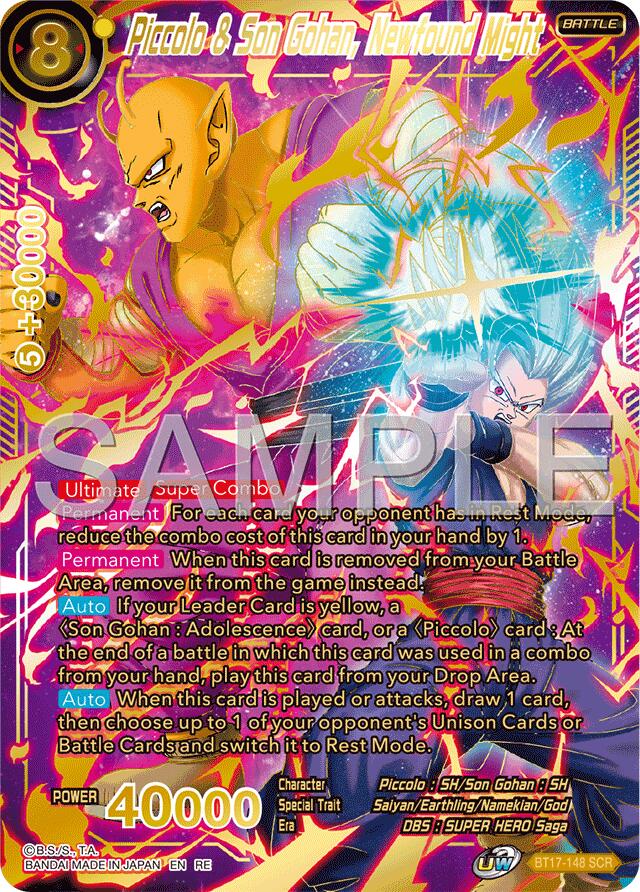 Piccolo & Son Gohan, Newfound Might (Alternate Art) (BT17-148) [Premium Anniversary Box 2025] | Pegasus Games WI