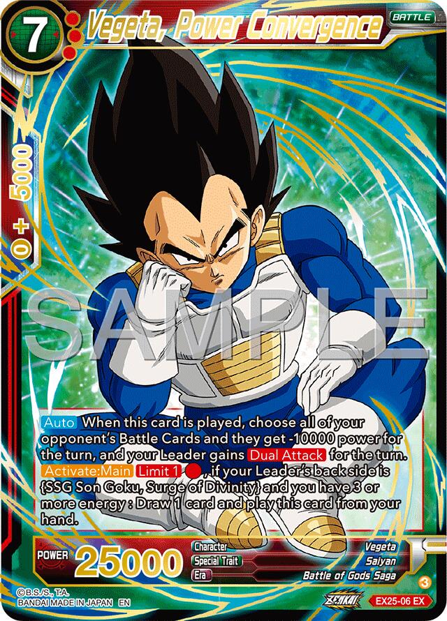 Vegeta, Power Convergence (EX25-06) [Premium Anniversary Box 2025] | Pegasus Games WI
