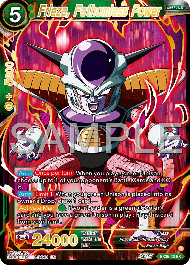 Frieza, Fathomless Power (EX25-20) [Premium Anniversary Box 2025] | Pegasus Games WI