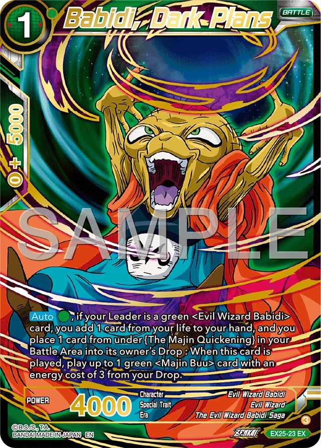 Babidi, Dark Plans (EX25-23) [Premium Anniversary Box 2025] | Pegasus Games WI