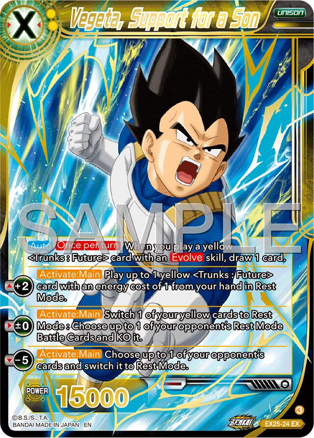 Vegeta, Support for a Son (EX25-24) [Premium Anniversary Box 2025] | Pegasus Games WI