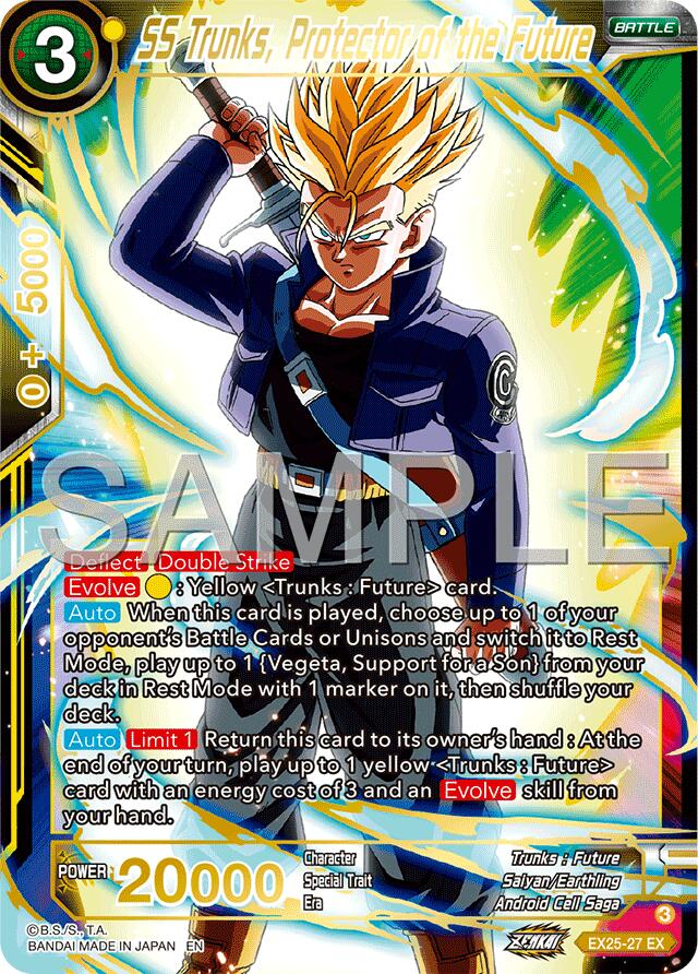 SS Trunks, Protector of the Future (EX25-27) [Premium Anniversary Box 2025] | Pegasus Games WI