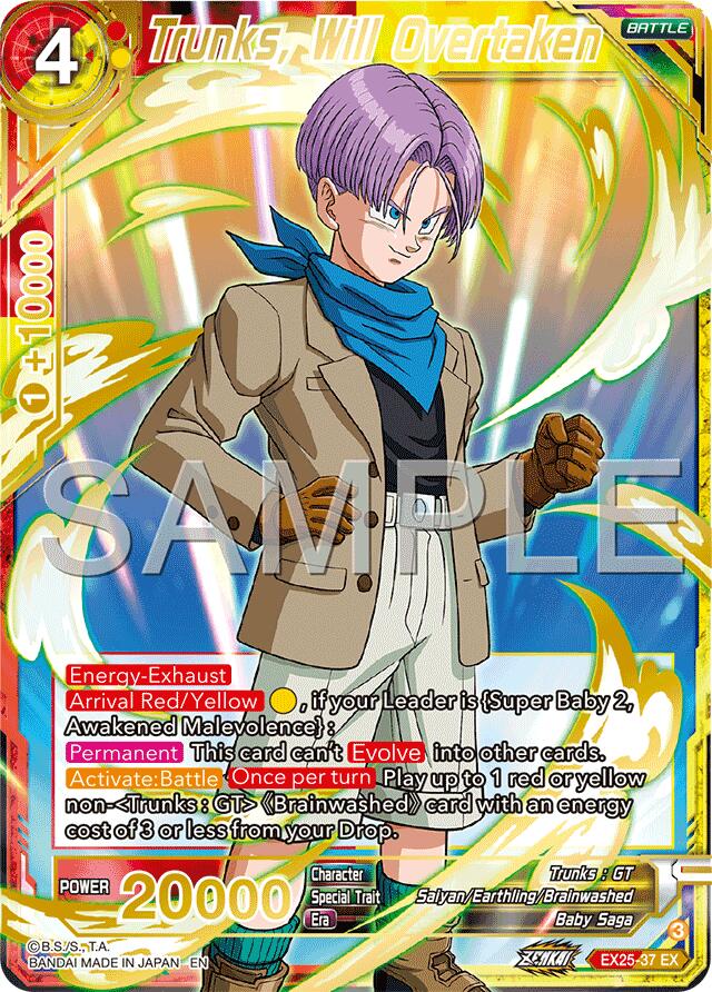 Trunks, Will Overtaken (EX25-37) [Premium Anniversary Box 2025] | Pegasus Games WI