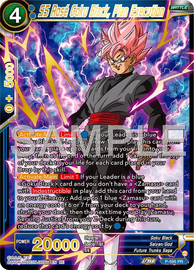 SS Rose Goku Black, Plan Execution (Premium Anniversary Box 2025) (P-595) [Promotion Cards] | Pegasus Games WI