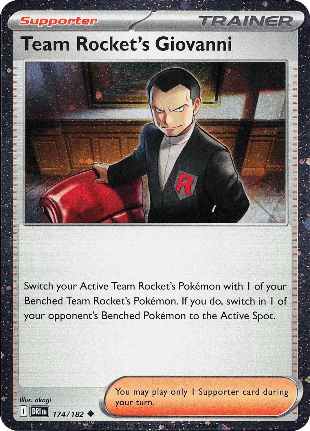 Team Rocket's Giovanni (174/182) (Cosmos Holo) [Miscellaneous Cards] | Pegasus Games WI