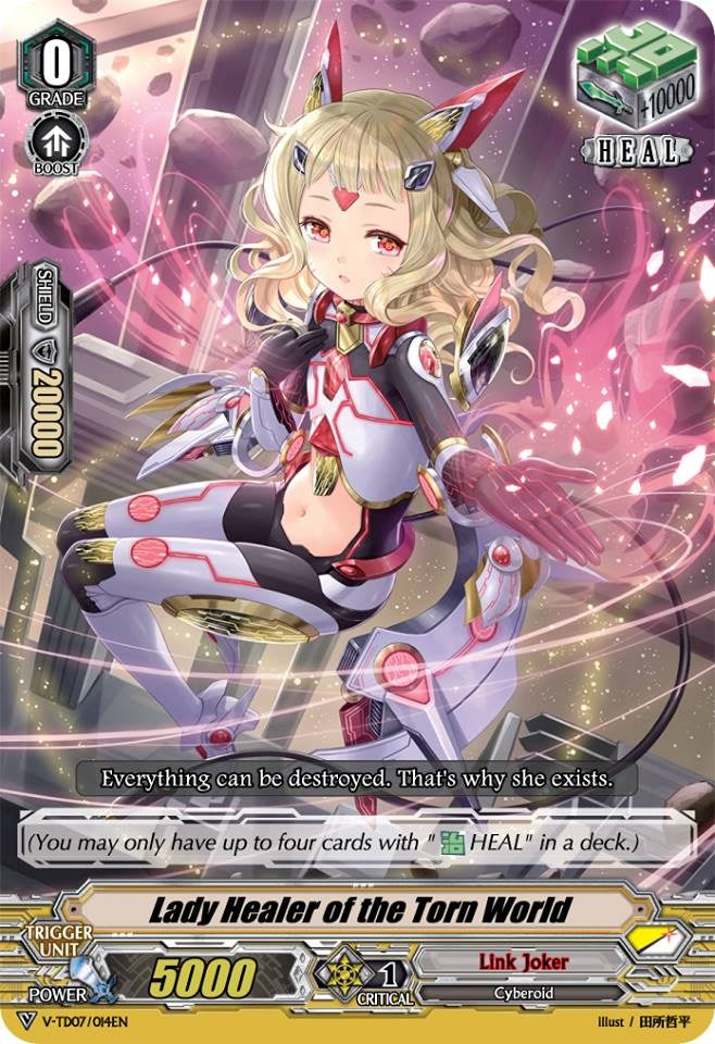 Lady Healer of the Torn World (V-TD07/014EN) [Kouji Ibuki] | Pegasus Games WI