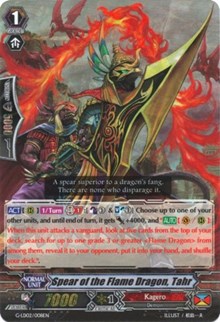 Spear of the Flame Dragon, Tahr (RRR) (G-LD02/008EN) [G-Legend Deck Vol.2: The Overlord Blaze] | Pegasus Games WI