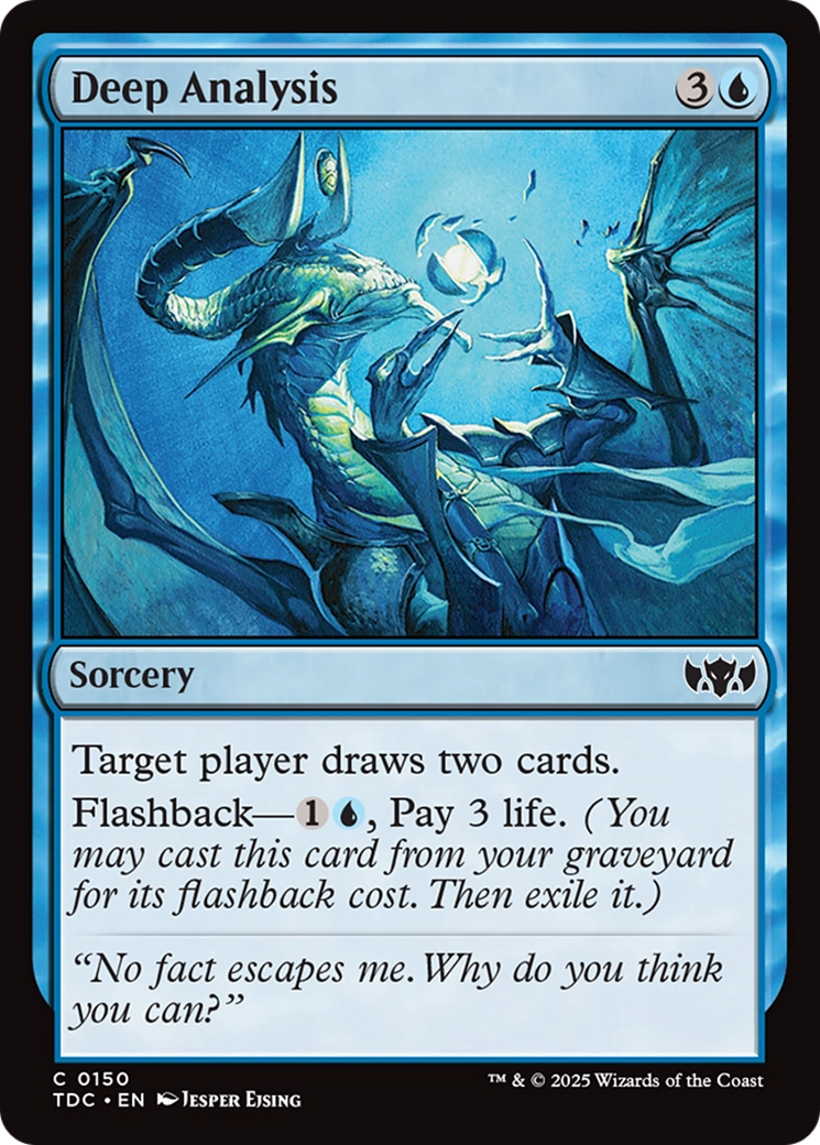 Deep Analysis [Tarkir: Dragonstorm Commander] | Pegasus Games WI