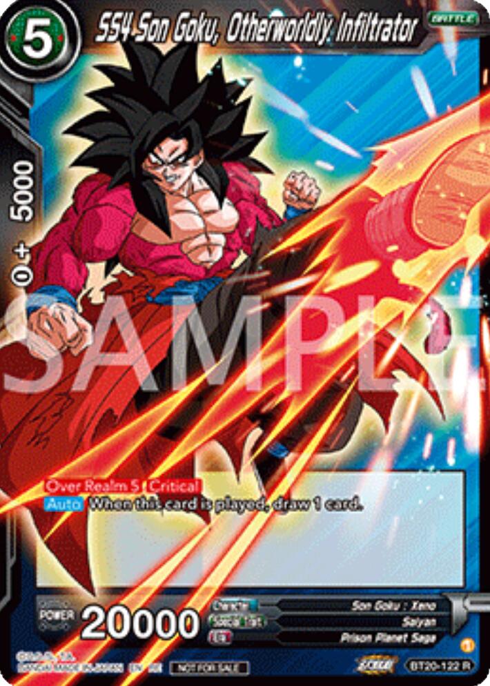 SS4 Son Goku, Otherworldly Infiltrator (Deluxe Pack 2025 Vol.2) (BT20-122) [Promotion Cards] | Pegasus Games WI