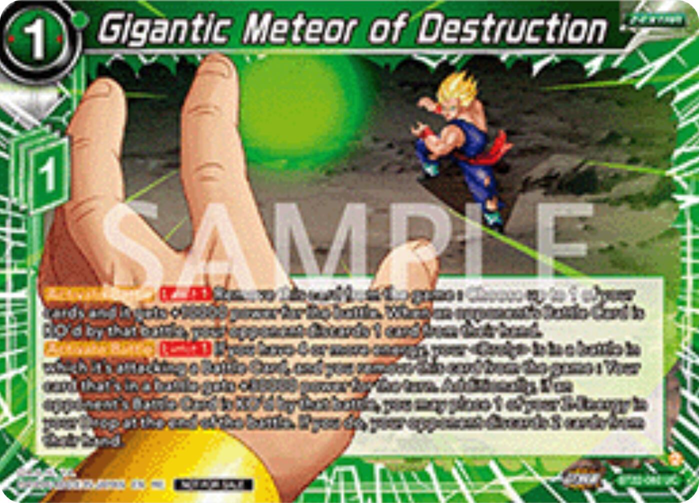 Gigantic Meteor of Destruction (Deluxe Pack 2025 Vol.2) (BT22-060) [Promotion Cards] | Pegasus Games WI