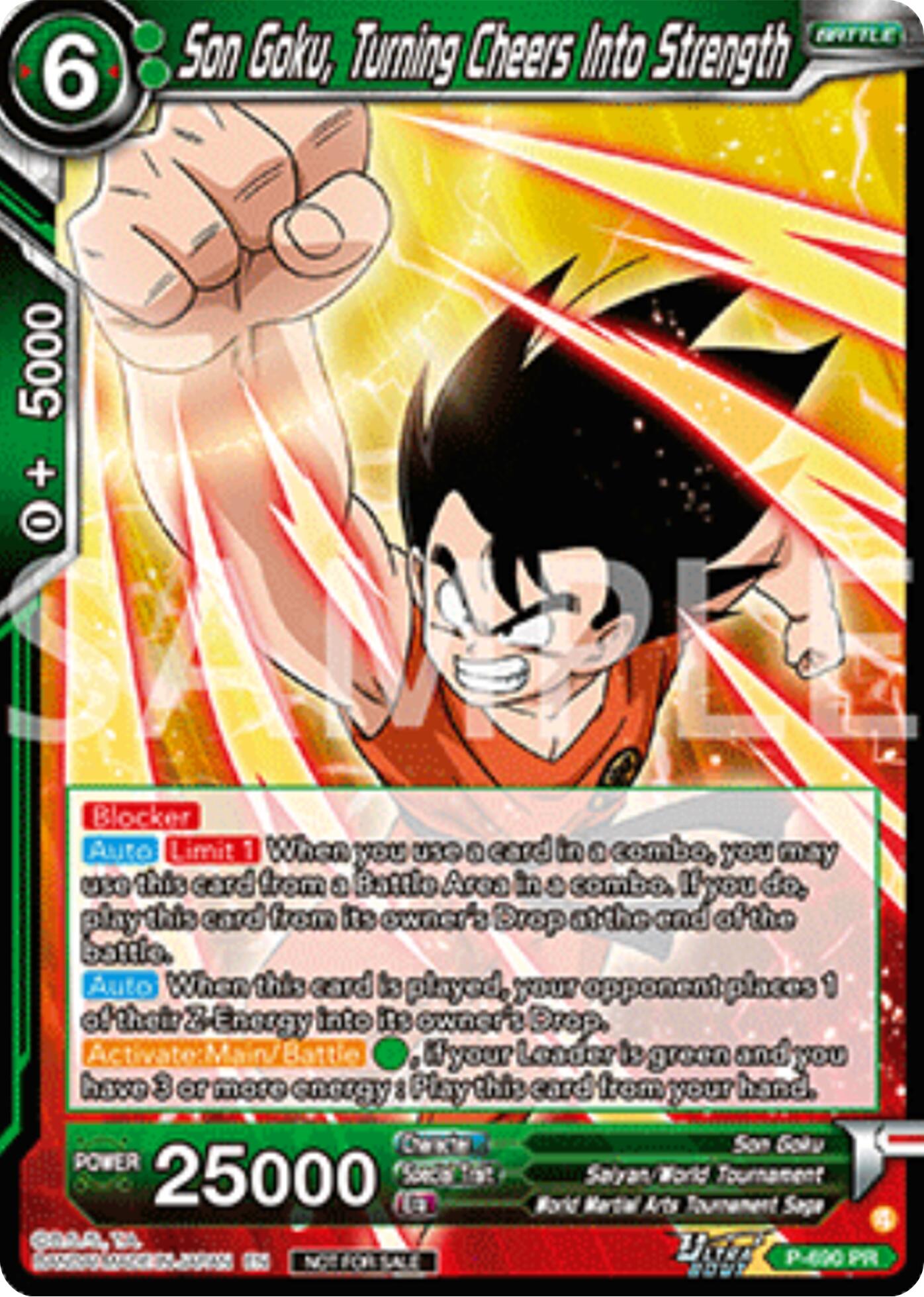 Son Goku, Turning Cheers Into Strength (Deluxe Pack 2025 Vol.2) (P-690) [Promotion Cards] | Pegasus Games WI