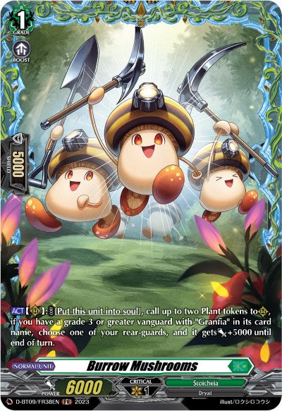 Burrow Mushrooms (D-BT09/FR38EN) [Dragontree Invasion] | Pegasus Games WI