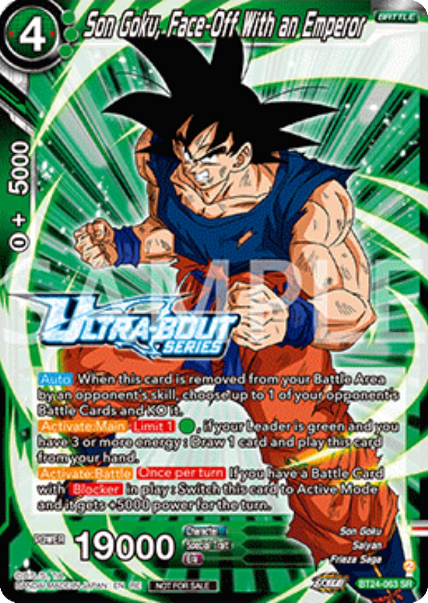 Son Goku, Face-Off With an Emperor (Event Pack 17) (BT24-063) [Promotion Cards] | Pegasus Games WI