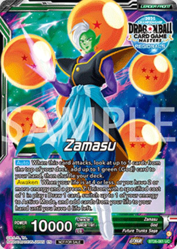 Zamasu // Fused Zamasu, Insanity From Justice (Championship Golden Card 2025 Vol.2) (BT26-061) [Promotion Cards] | Pegasus Games WI