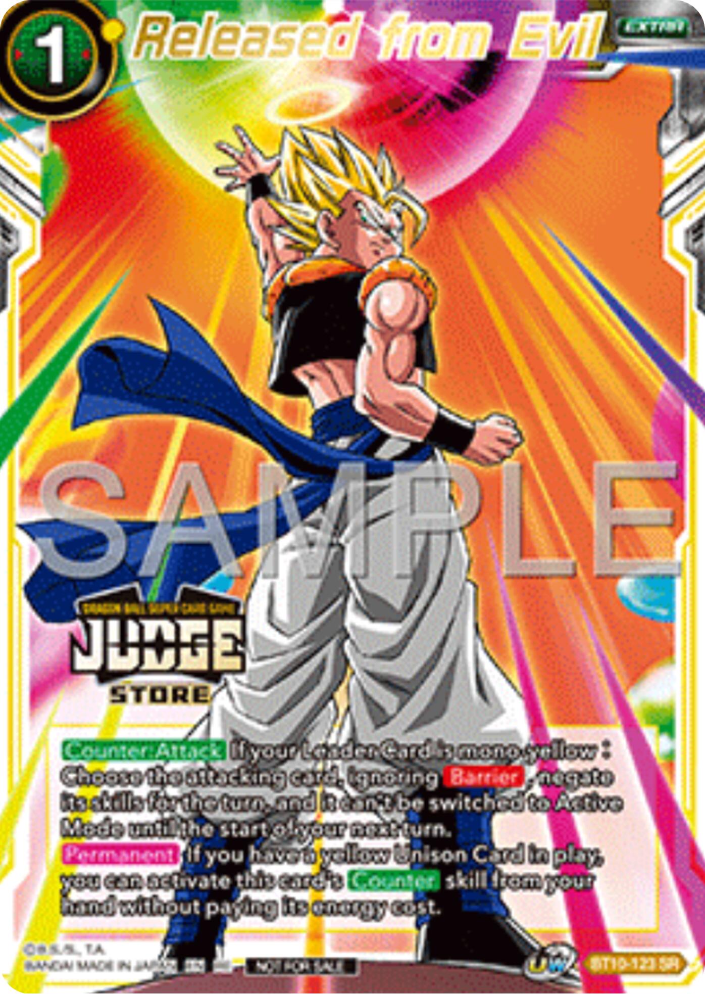 Released from Evil (Judge Pack Vol.17) (Store) (BT10-123) [Tournament Promotion Cards] | Pegasus Games WI