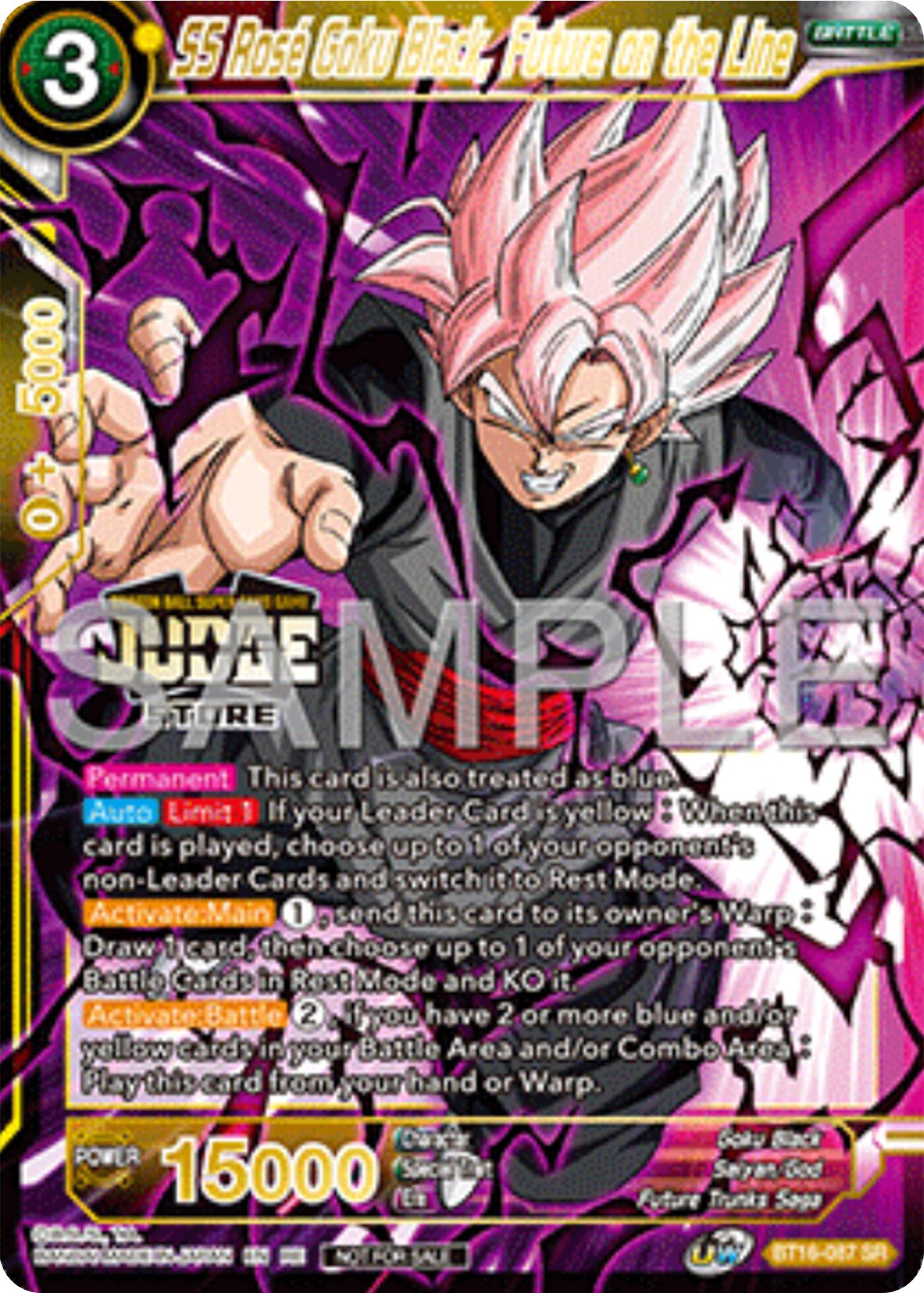SS Rose Goku Black, Future on the Line (Judge Pack Vol.17) (Store) (BT16-087) [Tournament Promotion Cards] | Pegasus Games WI