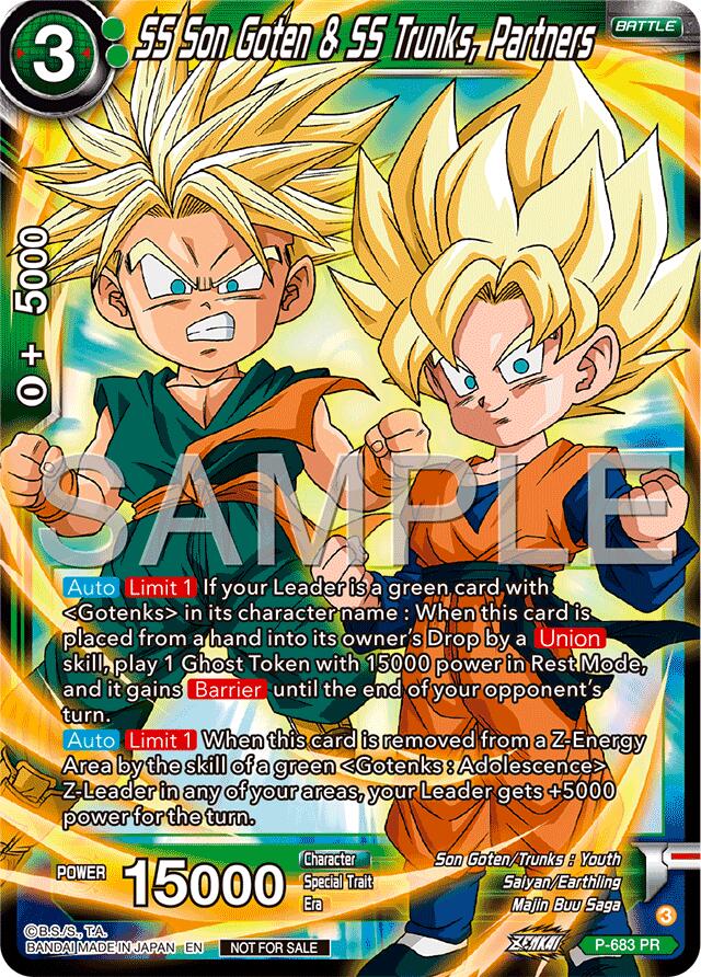 SS Son Goten & SS Trunks, Partners (Zenkai Series Tournament Pack Vol.12) (P-683) [Tournament Promotion Cards] | Pegasus Games WI