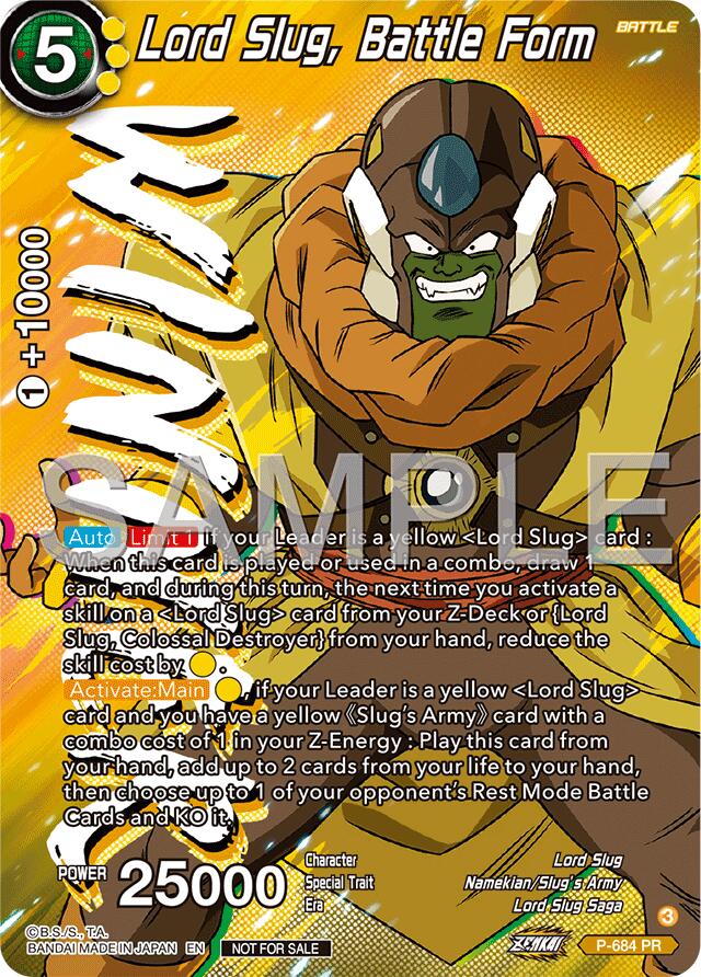 Lord Slug, Battle Form (Zenkai Series Tournament Pack Vol.12) (Winner) (P-684) [Tournament Promotion Cards] | Pegasus Games WI