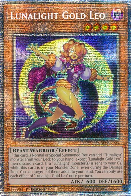 Lunalight Gold Leo (Starlight Rare) [DUAD-EN005] Starlight Rare | Pegasus Games WI