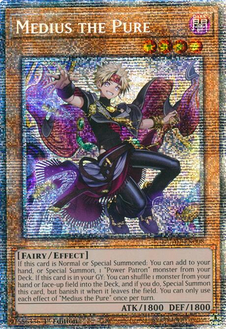 Medius the Pure (Starlight Rare) [DUAD-EN008] Starlight Rare | Pegasus Games WI