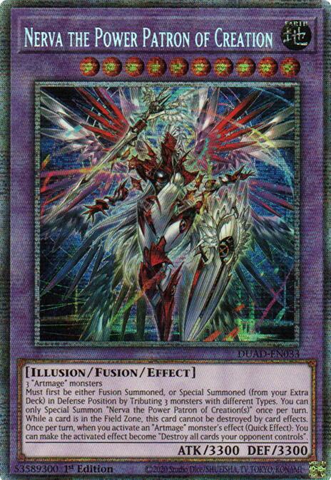 Nerva the Power Patron of Creation (Starlight Rare) [DUAD-EN033] Starlight Rare | Pegasus Games WI