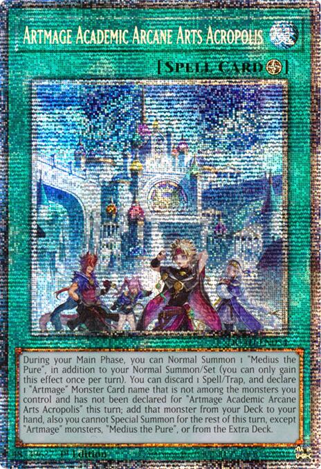 Artmage Academic Arcane Arts Acropolis (Starlight Rare) [DUAD-EN054] Starlight Rare | Pegasus Games WI