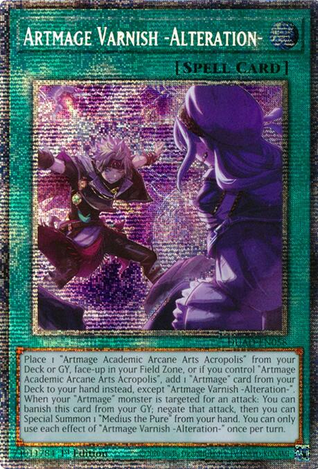 Artmage Varnish -Alteration- (Starlight Rare) [DUAD-EN058] Starlight Rare | Pegasus Games WI