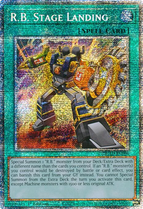 R.B. Stage Landing (Starlight Rare) [DUAD-EN096] Starlight Rare | Pegasus Games WI