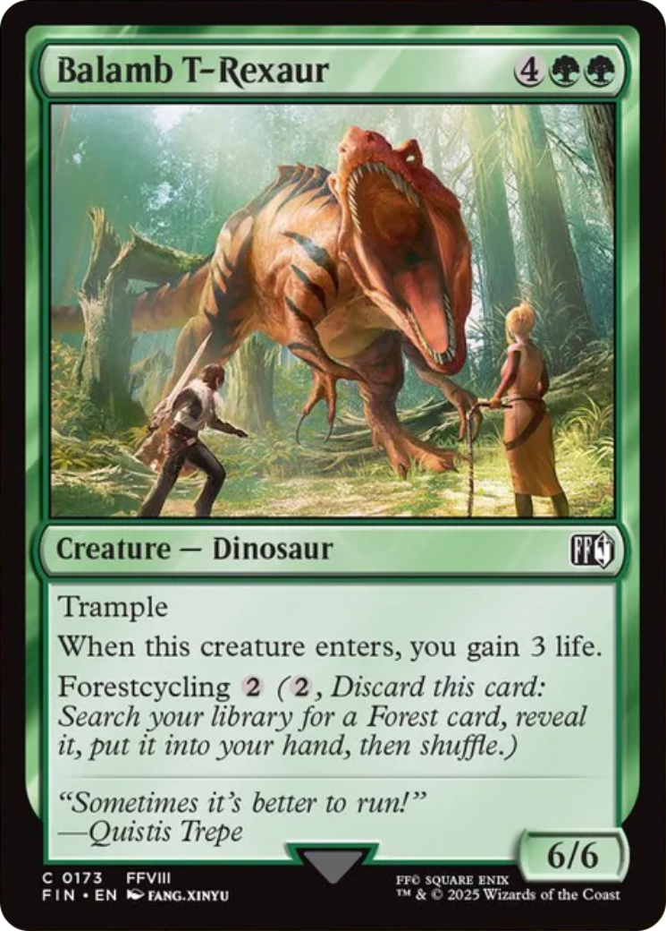 Balamb T-Rexaur [FINAL FANTASY] | Pegasus Games WI