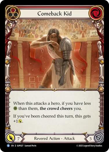 Comeback Kid (Red) [SUP027] (Super Slam) | Pegasus Games WI