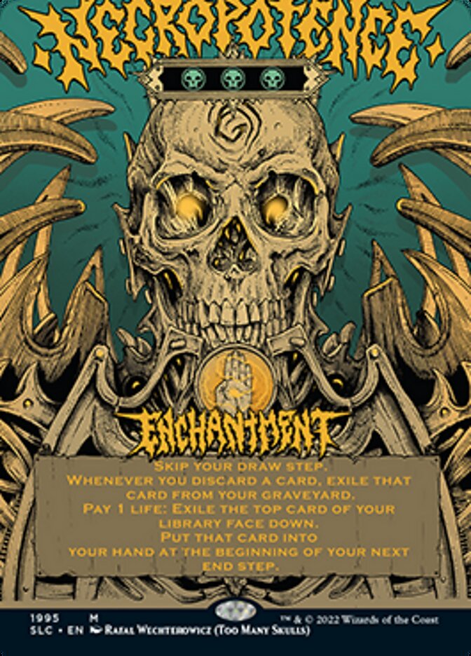 Necropotence (Borderless Alternate Art) [Secret Lair Countdown Kit] | Pegasus Games WI