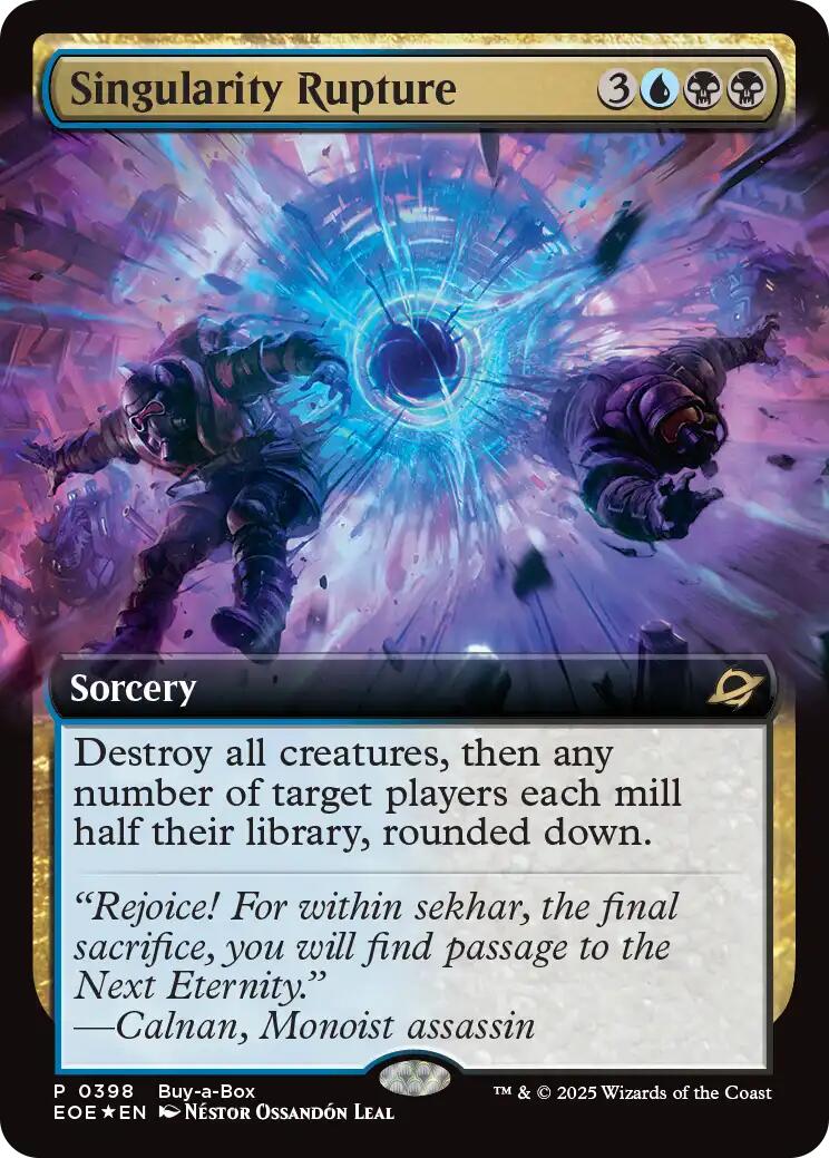 Singularity Rupture (Extended Art) (Buy-A-Box) [Edge of Eternities] | Pegasus Games WI