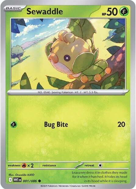 Sewaddle (001/086) [Scarlet & Violet: White Flare] | Pegasus Games WI