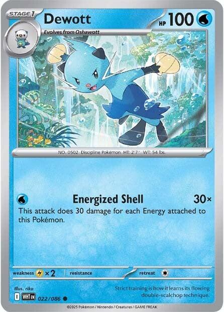 Dewott (022/086) [Scarlet & Violet: White Flare] | Pegasus Games WI