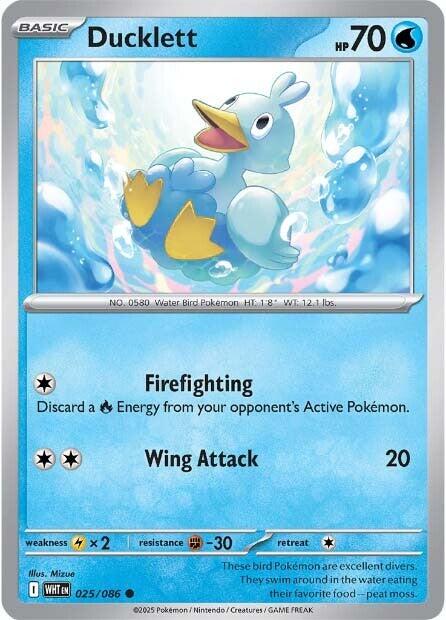 Ducklett (025/086) [Scarlet & Violet: White Flare] | Pegasus Games WI