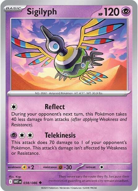 Sigilyph (038/086) [Scarlet & Violet: White Flare] | Pegasus Games WI