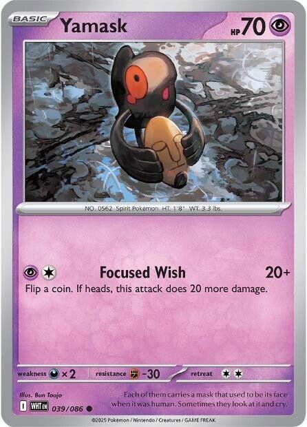 Yamask (039/086) [Scarlet & Violet: White Flare] | Pegasus Games WI