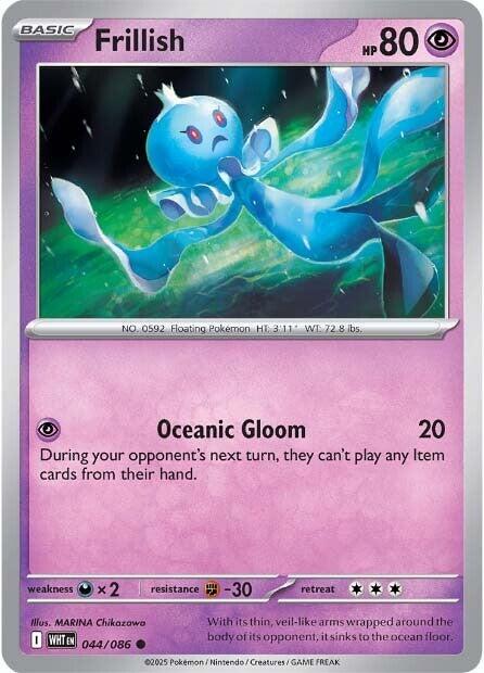 Frillish (044/086) [Scarlet & Violet: White Flare] | Pegasus Games WI