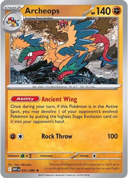 Archeops (051/086) [Scarlet & Violet: White Flare] | Pegasus Games WI