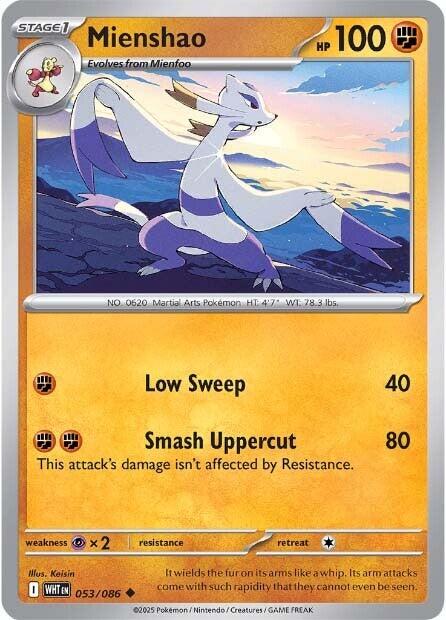 Mienshao (053/086) [Scarlet & Violet: White Flare] | Pegasus Games WI