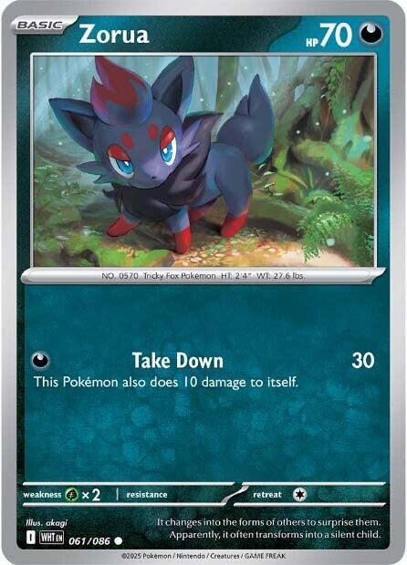 Zorua (061/086) [Scarlet & Violet: White Flare] | Pegasus Games WI