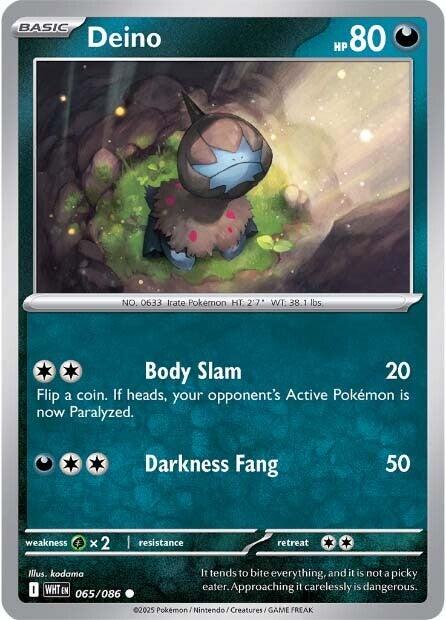 Deino (065/086) [Scarlet & Violet: White Flare] | Pegasus Games WI