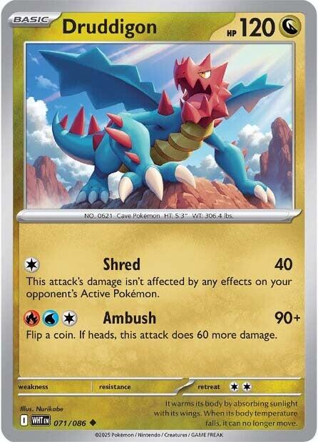 Druddigon (071/086) [Scarlet & Violet: White Flare] | Pegasus Games WI