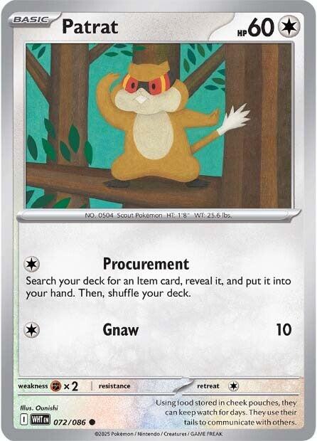 Patrat (072/086) [Scarlet & Violet: White Flare] | Pegasus Games WI