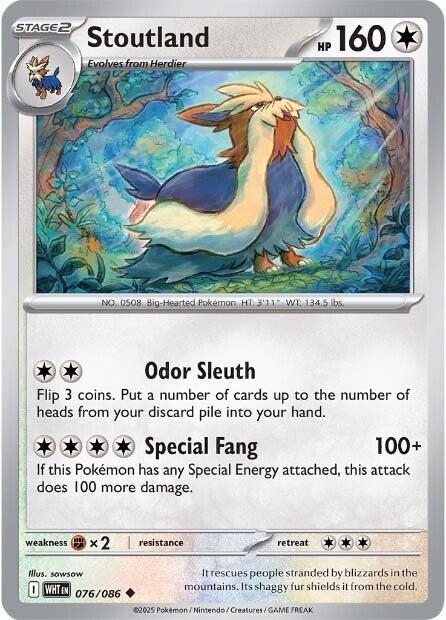 Stoutland (076/086) [Scarlet & Violet: White Flare] | Pegasus Games WI