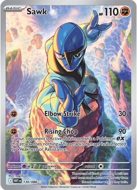 Sawk (130/086) [Scarlet & Violet: White Flare] | Pegasus Games WI