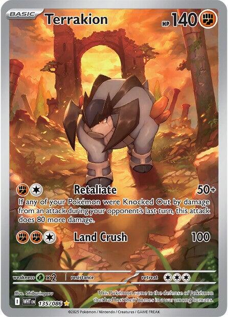 Terrakion (135/086) [Scarlet & Violet: White Flare] | Pegasus Games WI