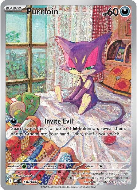 Purrloin (136/086) [Scarlet & Violet: White Flare] | Pegasus Games WI