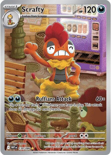 Scrafty (139/086) [Scarlet & Violet: White Flare] | Pegasus Games WI
